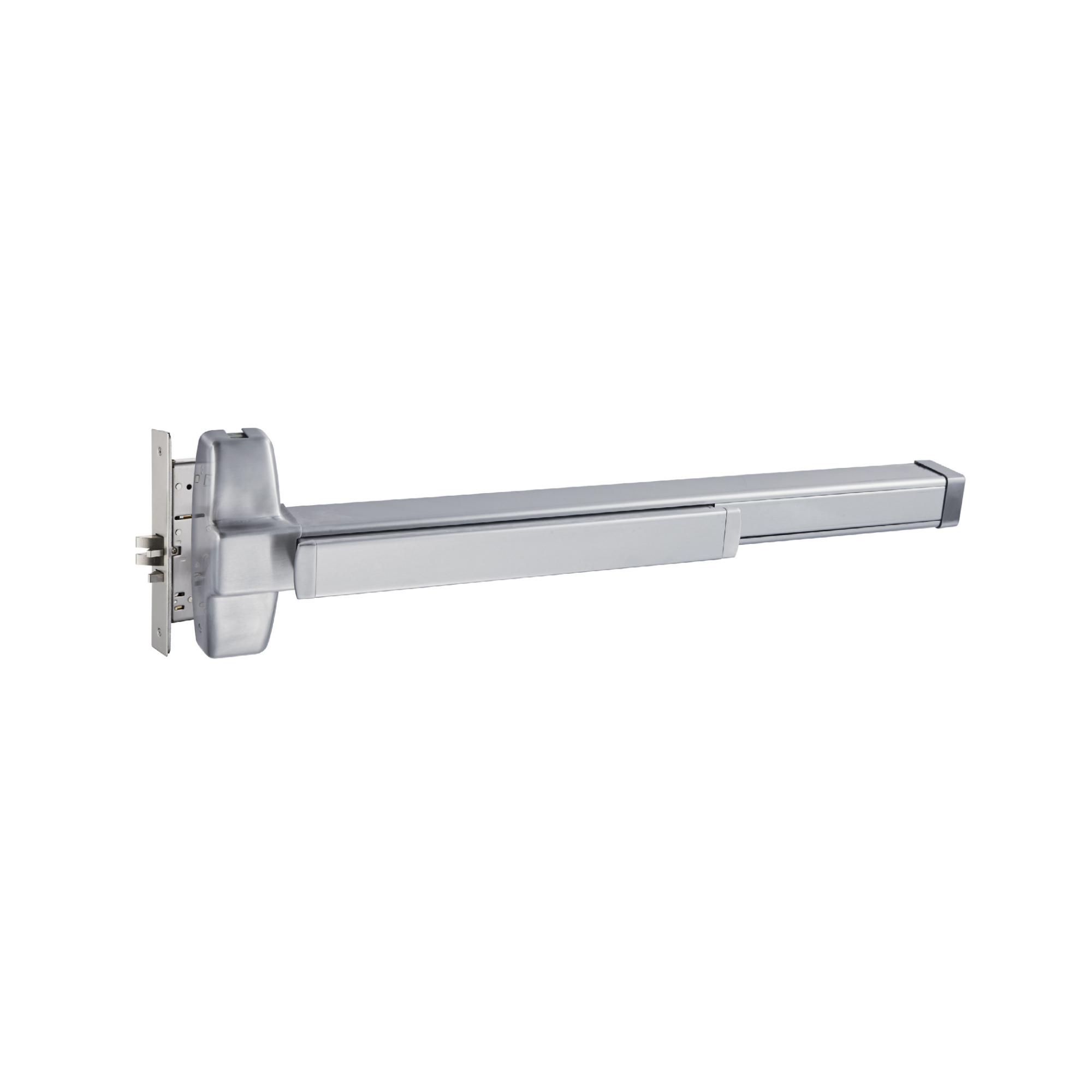 Trans-Atlantic, Heavy Duty Grade 1 900 Series 36 in. Mortise Vertical Rod Exit Device in Aluminum , #ED-3MVR931-AL